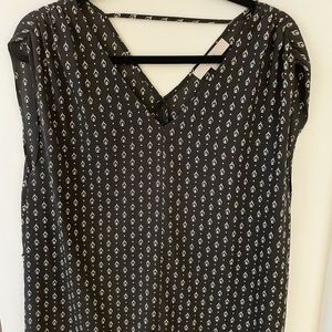 LOFT printed shift dress